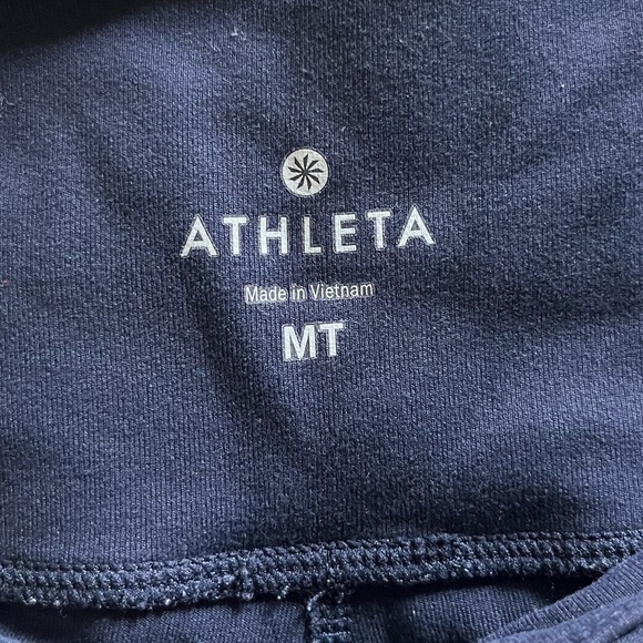 Athleta Navy and Vibrant Multicolor Leggings - Picture 5 of 5